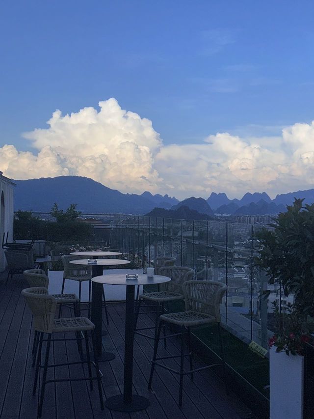 終於入住桂林高空酒店