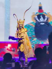 吐火變臉皮影戲，一站式嘅非遺表演真係太精彩啦。