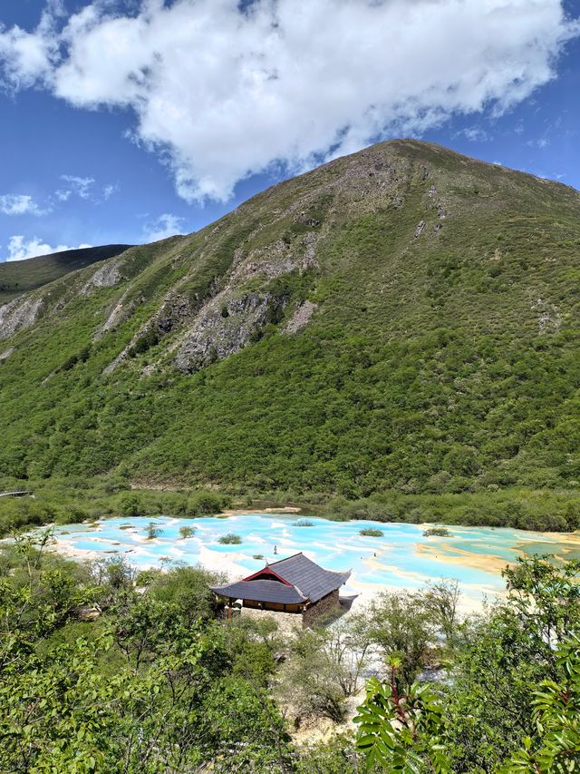 黃龍五彩池，一生一次的相遇