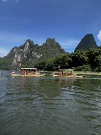 Bamboo rafting from XingPin