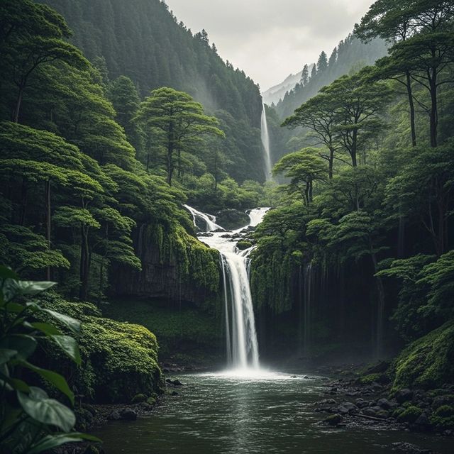 秘境瀑布徒步路線