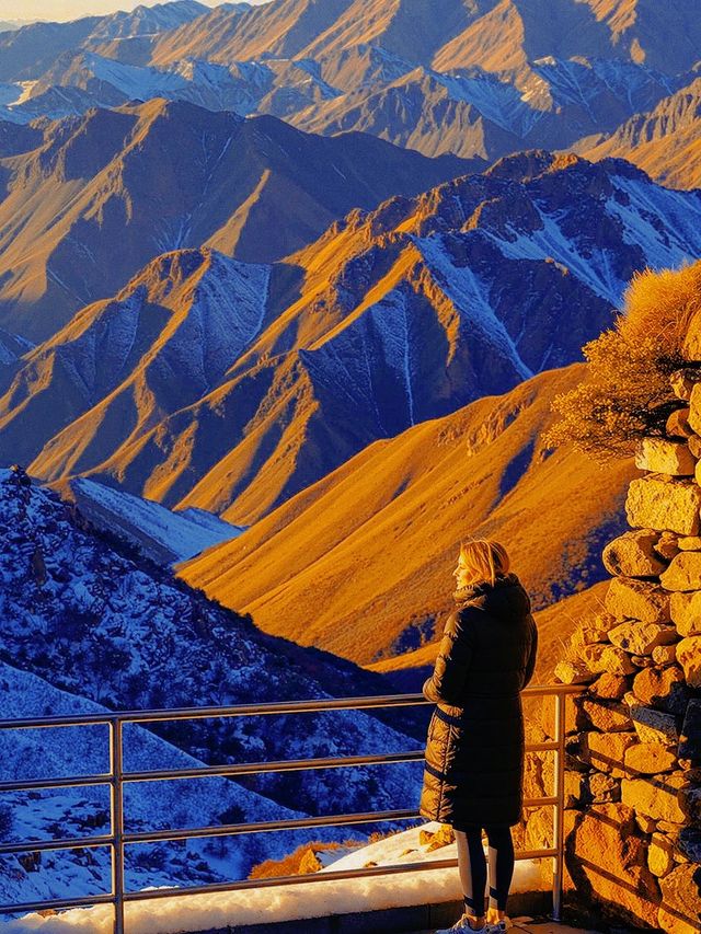 秋遊水墨丹霞,天然油畫 秋遊水墨丹霞,天然油畫