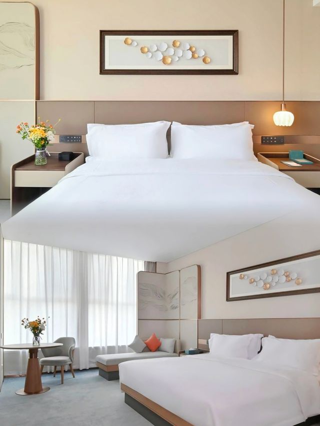 青島上合寶藏酒店!中式園林風+靜謐度假感,遛娃出差都適配 青島上合寶藏酒店!中式園林風+靜謐度假感,遛娃出差都適配