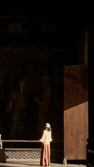 Walking into Shan Hua Temple | Here, I caught an entire winter of tranquility