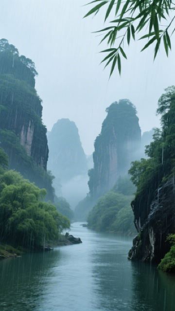 Misty Rain and Picturesque Scenery, Tea Charm of Wuyi Mountain