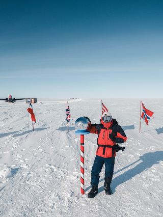 Only 11 seats available worldwide per trip, arriving at the Antarctic Point from geography textbooks