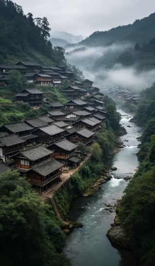 Deep in the mountains of Sichuan, I stumbled upon an ancient town that "shouldn't exist"