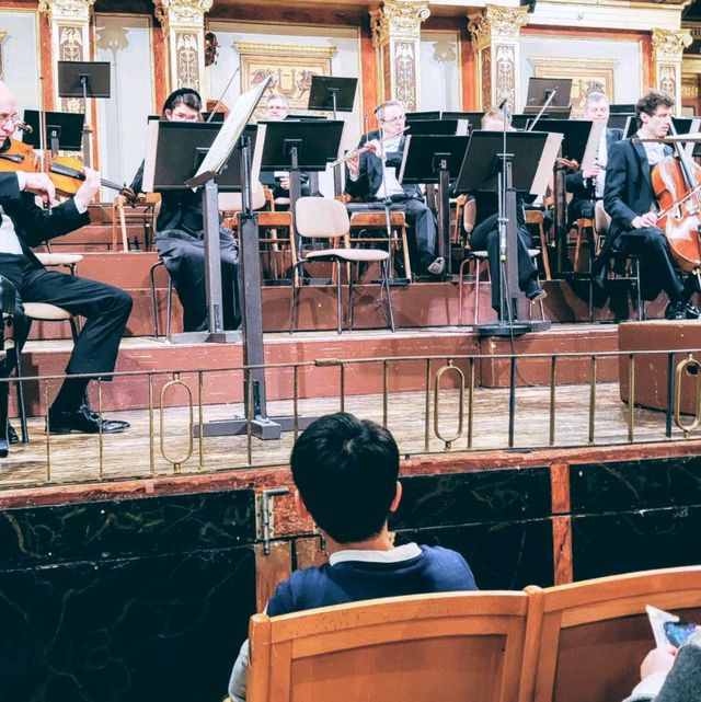 Wonderful hours in the Musikverein, Vienna 