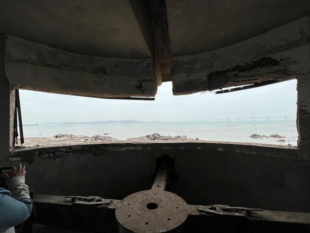 金門-需要走過海才能到的|建功嶼|（海面美景一覽無遺）