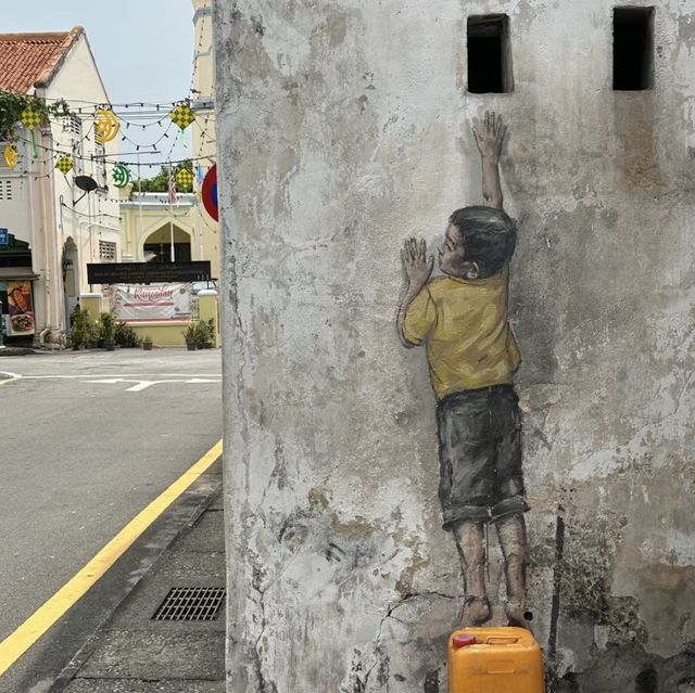 彩繪街頭！探索檳城壁畫藝術街🎨🌆🌈