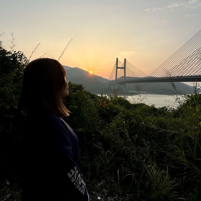 【馬灣行山】登上大嶺頭。飽覽青馬大橋。欣賞日落｜初級行山輕鬆路線兩小時內行完