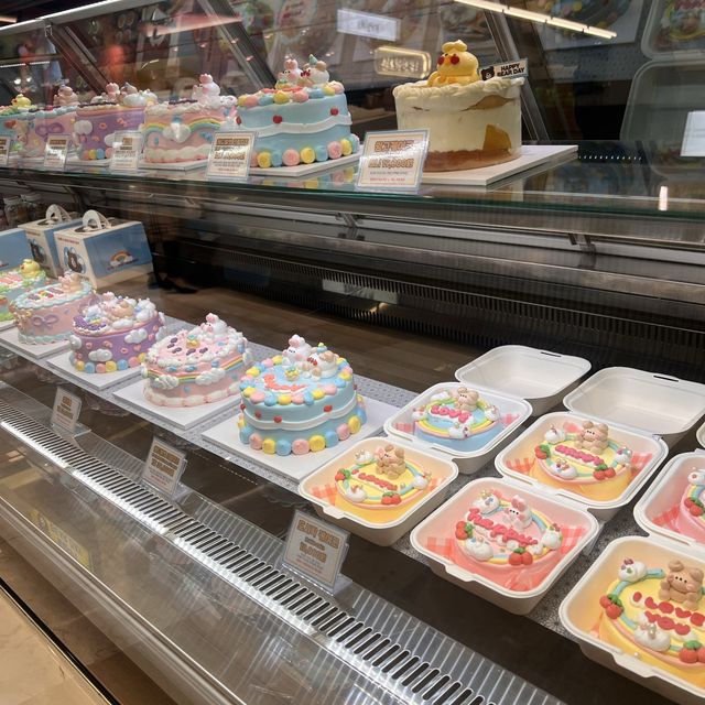 韓国/ソウル【明洞】有名なかわいいカフェがデパ地下に🫶🏻🧸