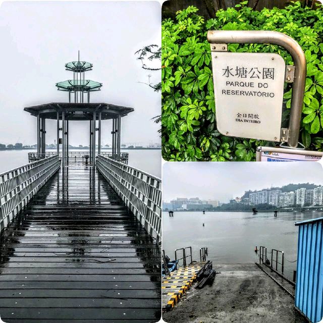 舒適嘅環湖休憩地🏞水塘