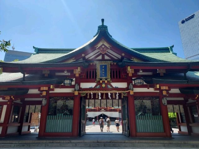The magnificient shrine at Tokyo Central, Hie Shrine
