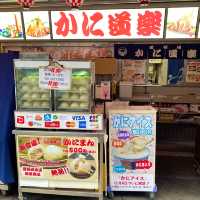 大阪観光！かに道楽道頓堀本店のかに看板は本当に大きくフォトスポットになってた
