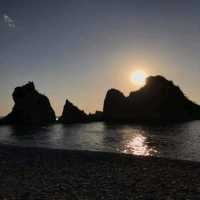 น้ำใส ฟ้าสวยที่Jodogahama Beach