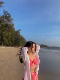 ทำคอนเทนต์ดูพระอาทิตย์ขึ้นริมหาด | อ่าวมะนาว