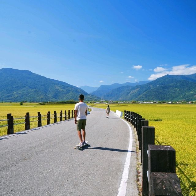 黃金般的池上