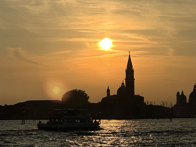 Nice spot to enjoy sunset in Venice 