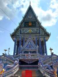 ชมโบสถ์เซรามิกสีน้ำเงิน วัดปากน้ำแขมหนู จันทบุรี