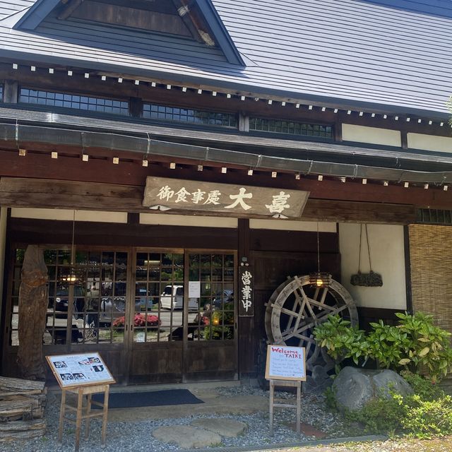 岐阜　もっちもちな蕎麦が食べられる🤎
