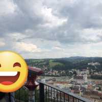 Passau 캐슬보고 도나우 강에서 칵테일 한잔