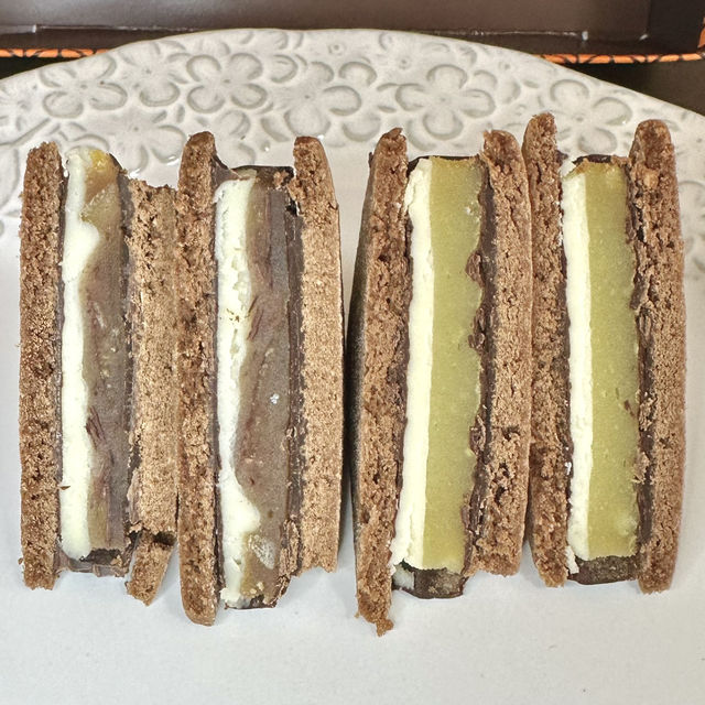 【信州観光】秋の味覚サンドされたチョコクッキー🍪