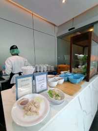 บุฟเฟ่ต์มื้อเช้าของโรงแรม