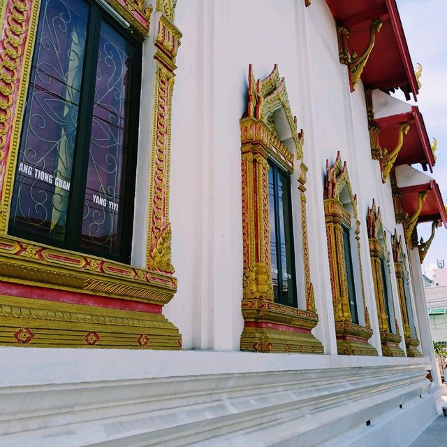泰國曼谷湄南河畔古廟景點:Wat Dong Munlek，適合打卡拍照📸