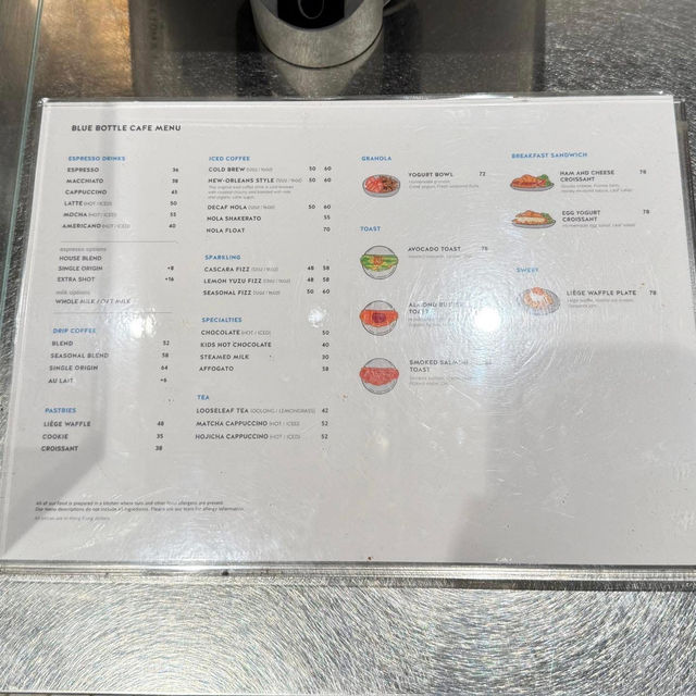 Blue Bottle Coffee 🥤🩵