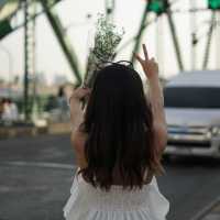 💐เที่ยวสะพานพุทธ | ถ่ายรูปคู่ดอกไม้พระอาทิตย์ตก