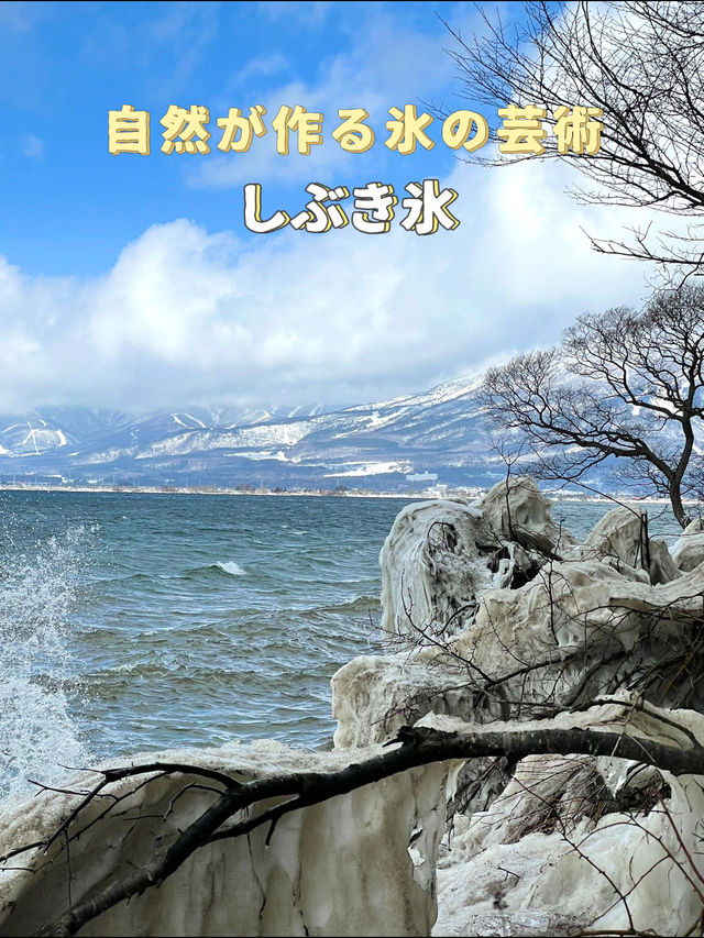 【福島×冬の旅】自然が作る氷の芸術  「しぶき氷」