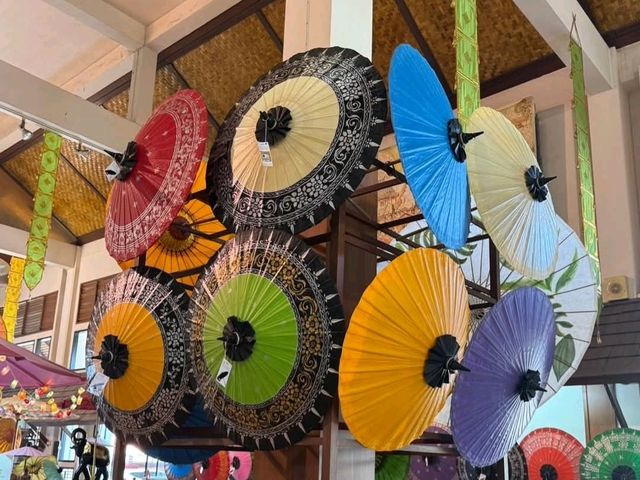 參觀清邁傳統百年手工製傘：博桑傘村 Bo Sang Umbrella Village