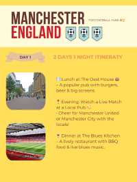 Manchester itinerary 