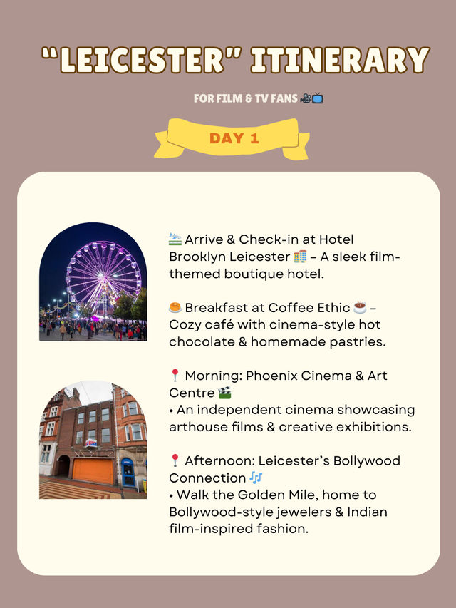 Leicester itinerary 
