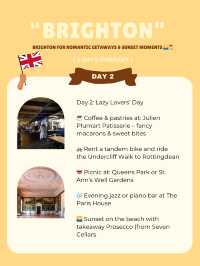 Brighton 3-days itinerary 💛