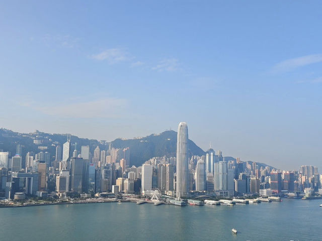 香港瑰麗酒店🇭🇰 40樓看著維多利亞港的日與夜