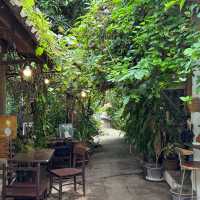 คาเฟ่กลางสวนสุดกรีน #ย่านอ่อนนุช ☕️🍃🎨