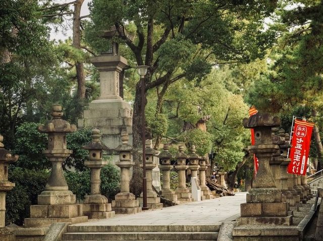오사카 여행 중 찾은 평화로운 스미요시 타이샤 신사