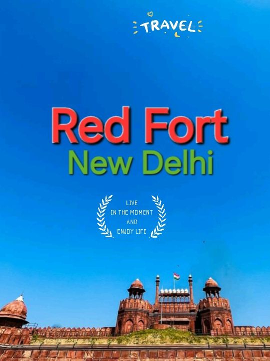 🟥 Red Fort, New Delhi – Where India’s History Stands Tall 🇮🇳