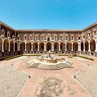 A Solo Traveller’s Retreat: Benedictine Monastery of San Nicolò l’Arena** 🏰
