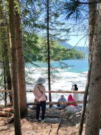 Turquoise Waters and Pine Forests by Kanas Lake