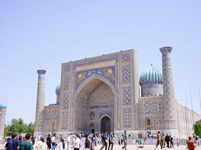 🕌【サマルカンド】の心臓！レギスタン広場の絶景に感動✨