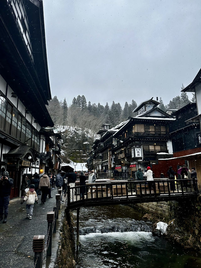 ❄️下著雪的銀山溫泉♨️此生難忘