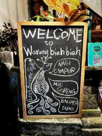 Authentic Flavors at Warung Biah Biah Ubud