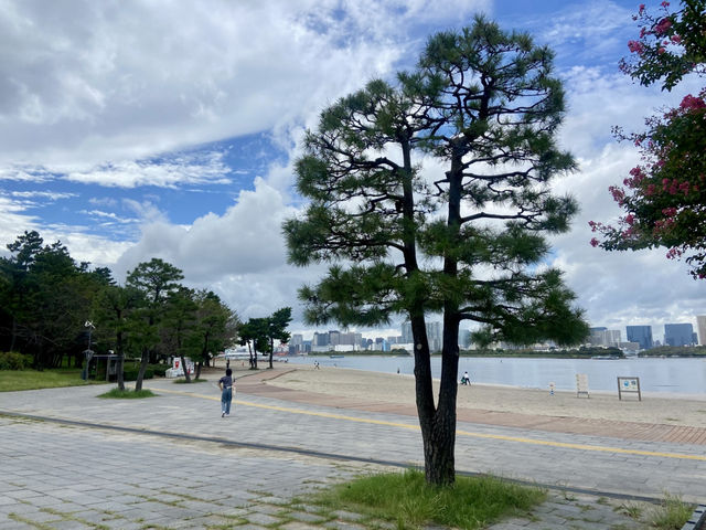 🏝️漫步於台場海濱公園✨🎣日本東京旅行回顧
