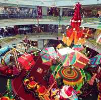 Colourful festive décor at Penang Queensbay