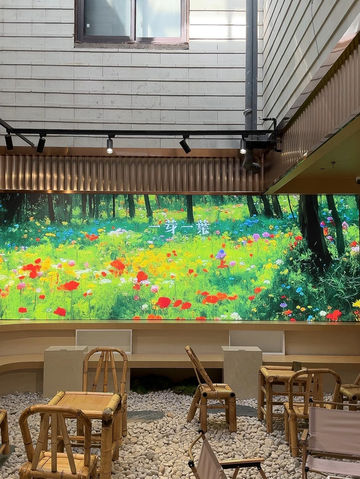 Famous steaming tea in an Ancient Town