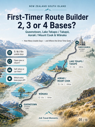 New Zealand South Island: 2, 3 or 4 Bases?