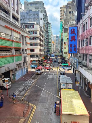 The Must-Visit Mong Kok Footbridge | Capturing the Essence of Old Hong Kong Streets